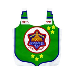 Tel Aviv Coat Of Arms  Full Print Recycle Bags (m)  by abbeyz71