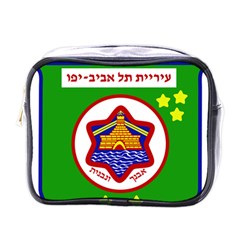 Tel Aviv Coat Of Arms  Mini Toiletries Bags by abbeyz71