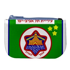 Tel Aviv Coat Of Arms  Large Coin Purse by abbeyz71