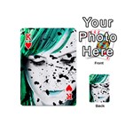 Beauty Woman Close Up Artistic Portrait Playing Cards 54 (Mini)  Front - HeartK