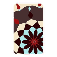 Red And Black Flower Pattern Memory Card Reader by digitaldivadesigns