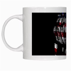 Usa Bowling  White Mugs by Valentinaart