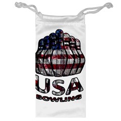 Usa Bowling  Jewelry Bag by Valentinaart