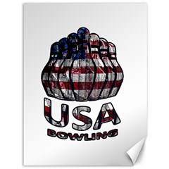 Usa Bowling  Canvas 36  X 48   by Valentinaart