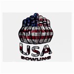 USA Bowling  Large Glasses Cloth (2-Side) Front