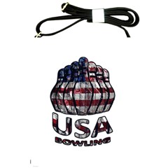 Usa Bowling  Shoulder Sling Bags by Valentinaart