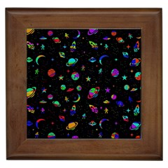 Space Pattern Framed Tiles by Valentinaart