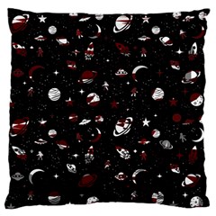 Space Pattern Standard Flano Cushion Case (two Sides) by Valentinaart