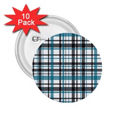 Plaid Pattern 2 25  Buttons (10 Pack)  by Valentinaart