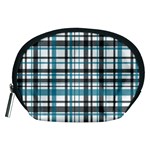 Plaid pattern Accessory Pouches (Medium)  Front