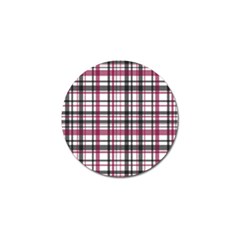 Plaid Pattern Golf Ball Marker (10 Pack) by Valentinaart