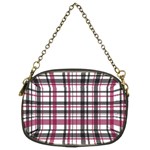 Plaid pattern Chain Purses (Two Sides)  Back