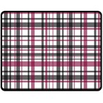 Plaid pattern Fleece Blanket (Medium)  60 x50  Blanket Front