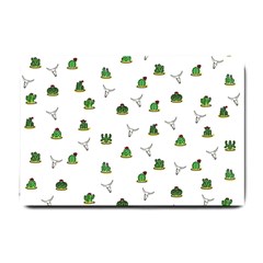 Cactus Pattern Small Doormat  by Valentinaart