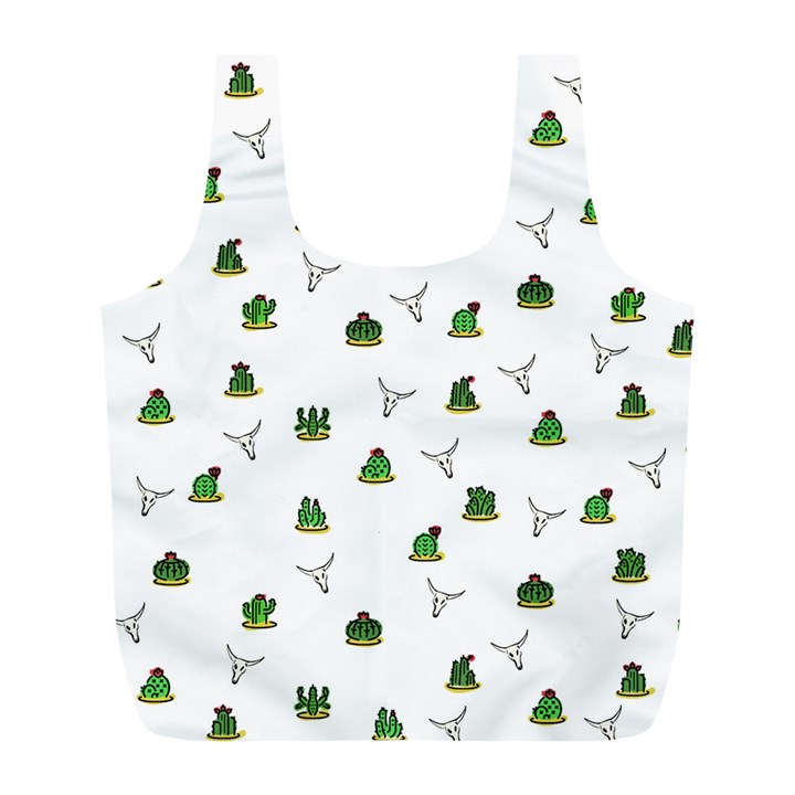 Cactus pattern Full Print Recycle Bags (L) 