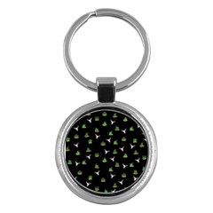 Cactus Pattern Key Chains (round)  by Valentinaart