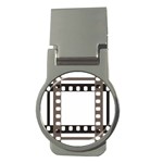 Frame Decorative Movie Cinema Money Clips (Round)  Front