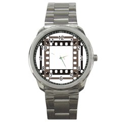 Frame Decorative Movie Cinema Sport Metal Watch by Nexatart