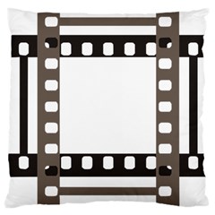 Frame Decorative Movie Cinema Large Cushion Case (two Sides)