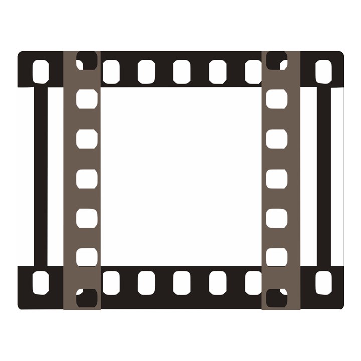 Frame Decorative Movie Cinema Double Sided Flano Blanket (Large) 