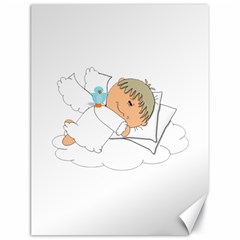 Sweet Dreams Angel Baby Cartoon Canvas 18  X 24  