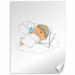 Sweet Dreams Angel Baby Cartoon Canvas 36  X 48   by Nexatart