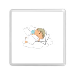 Sweet Dreams Angel Baby Cartoon Memory Card Reader (square)  by Nexatart