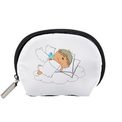 Sweet Dreams Angel Baby Cartoon Accessory Pouches (small)  by Nexatart