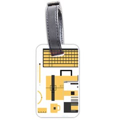 Web Design Mockup Web Developer Luggage Tags (One Side) 