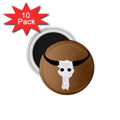 Logo The Cow Animals 1.75  Magnets (10 pack) 