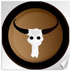 Logo The Cow Animals Canvas 20  x 20  