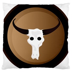 Logo The Cow Animals Large Cushion Case (Two Sides)