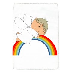 Angel Rainbow Cute Cartoon Angelic Flap Covers (s)  by Nexatart