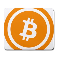 Bitcoin Cryptocurrency Currency Large Mousepads by Nexatart