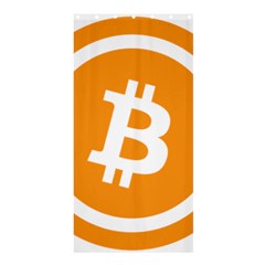 Bitcoin Cryptocurrency Currency Shower Curtain 36  X 72  (stall)  by Nexatart