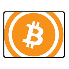 Bitcoin Cryptocurrency Currency Double Sided Fleece Blanket (small)  by Nexatart