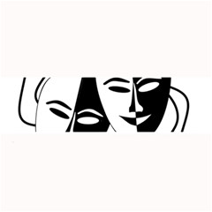 Theatermasken Masks Theater Happy Large Bar Mats by Nexatart