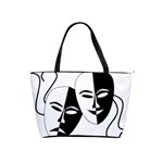 Theatermasken Masks Theater Happy Shoulder Handbags Front