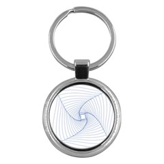 Spirograph Pattern Drawing Design Key Chains (Round) 