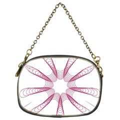 Spirograph Pattern Circle Design Chain Purses (two Sides)  by Nexatart