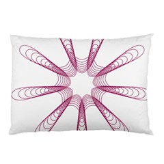 Spirograph Pattern Circle Design Pillow Case by Nexatart