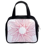 Spirograph Pattern Drawing Design Classic Handbags (2 Sides) Front