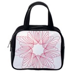 Spirograph Pattern Drawing Design Classic Handbags (2 Sides) Back