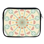 Blue Circle Ornaments Apple iPad 2/3/4 Zipper Cases Front