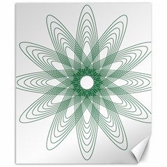 Spirograph Pattern Circle Design Canvas 8  X 10  by Nexatart