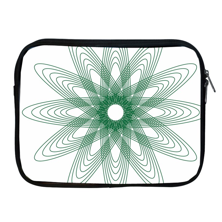 Spirograph Pattern Circle Design Apple iPad 2/3/4 Zipper Cases