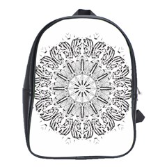 Art Coloring Flower Page Book School Bags (xl)  by Nexatart