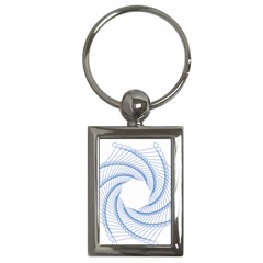 Spirograph Spiral Pattern Geometric Key Chains (rectangle)  by Nexatart