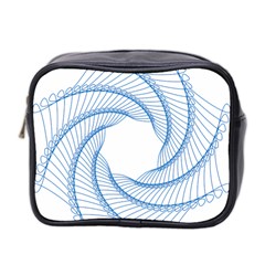 Spirograph Spiral Pattern Geometric Mini Toiletries Bag 2-side