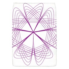 Purple Spirograph Pattern Circle Geometric Flap Covers (s) 